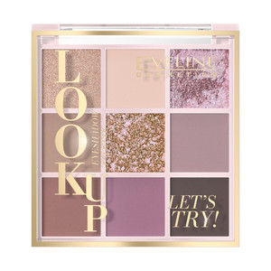 Eveline Look Up Eyeshadow Palette (9) Let`s Try! Vegan