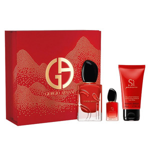 GIORGIO ARMANI Si Passione Gift Set for Women - Eau de Parfum 75ml + 7ml + Body Lotion 50ml