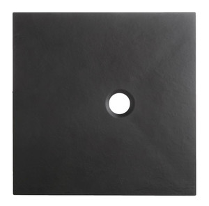 Resin Shower Tray Cooke&Lewis 80 x 80 cm, black