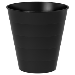 FNISS Waste bin, black, 10 l