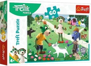 Trefl Children's Puzzle The Treflik Family Happy Day 60pcs 4+