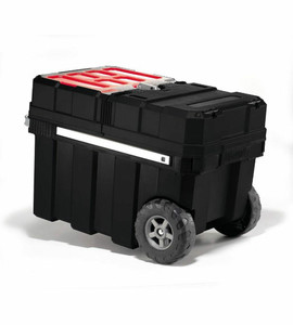 Keter Mobile Toolbox Tool Box Masterloader, black/red