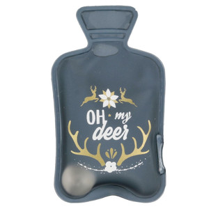Instant Hot Water Bottle Oh My Deer, grey