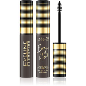 Eveline Brow & Go Precise Brush Eyebrow Mascara no. 02 Dark 6ml