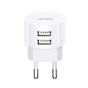 Usams Wall Charger 2xUSB 2.1A 10W T20 EU Plug