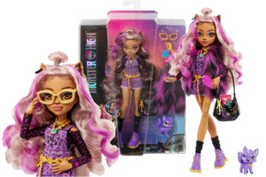 Monster High Clawdeen Wolf Doll With Pet And Accessories HHK52 4+
