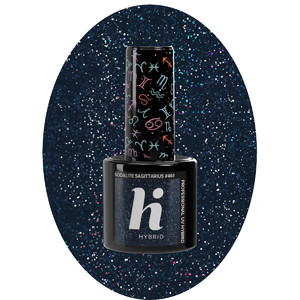 Hi Hybrid Nail Gel Polish Zodiac no. 461 Sodalite Sagittarius Vegan 5ml