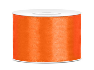 Satin Ribbon 50mm/25m, orange
