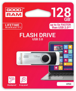 Goodram Flash Drive TWISTER 128GB Black USB3.0