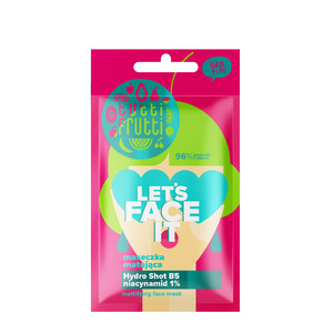 FARMONA TUTTI FRUTTI Let's Face It Mattifying Mask With Niacinamide 1% + Hydro Shot B5 96% Natural Vegan 7g