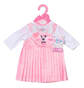 Zapf Doll Dress Bunny Outfit for Baby 43cm 3+