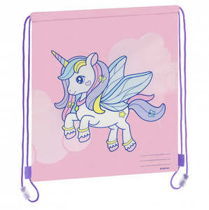 Drawstring Bag School Shoes/Clothes Bag Unicorn