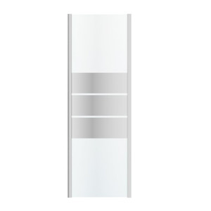 GoodHome Shower Panel Beloya 70 cm, chrome/mirror glass