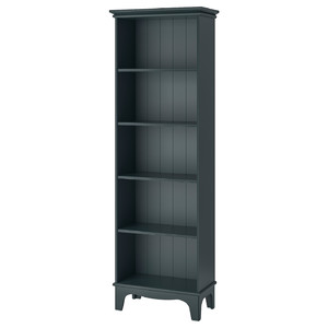 LOMMARP Bookcase, dark blue-green, 65x199 cm