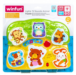 Smily Animal Puzzle with Sound 12m+