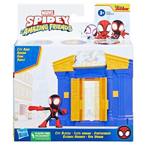 Marvel Spidey & His Amazing Friends City Blocks Bank 3+