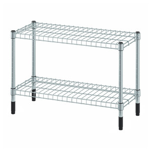 OMAR Shelving unit, galvanised, 60x25x40 cm