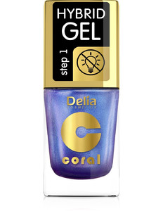Delia Cosmetics Coral Hybrid Gel Nail Polish no. 109 11ml