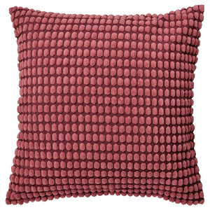 SVARTPOPPEL Cushion cover, light red, 65x65 cm