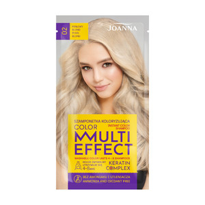 Joanna Multi Effect Color Keratin Complex Instant Color Shampoo no. 02 Pearl Blond 35g