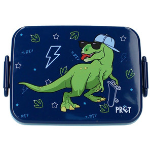 PRET Lunch Box Dino T-Rex Navy