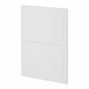 METOD 2 fronts for dishwasher, Stensund white, 60 cm