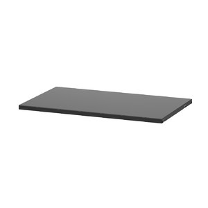 BOAXEL Shelf, metal anthracite, 60x40 cm