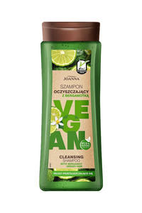 Joanna Cleansing Shampoo or Greasy Hair Bergamot 97.5% Natural Vegan 300ml
