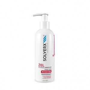 SOLVERX Rosacea Face Cleansing & Make-up Removal Gel 200ml