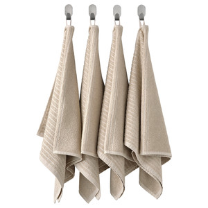 VÅGSJÖN Hand towel set E, 4 pack