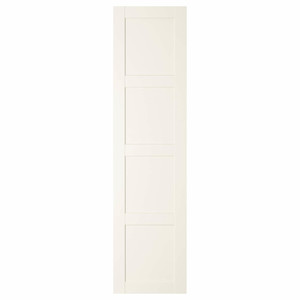 BERGSBO Door, white, 50x195 cm