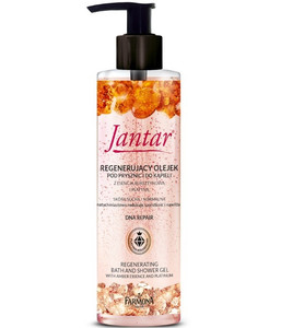 Farmona Jantar DNA Repair Regenerating Bath & Shower Gel with Amber Essence & Platinum 400ml