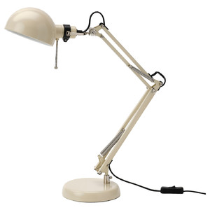 FORSÅ Work lamp, beige