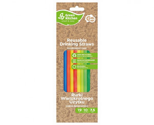 Reusable Drinking Straws 8x190 10pcs