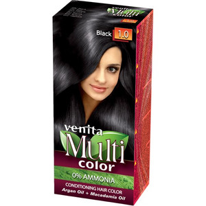 VENITA Conditioning Hair Dye Multi Color - 1.0 Black