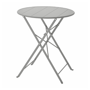 SUNDSÖ Table, outdoor, grey, 65 cm