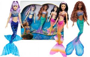 Disney The Little Mermaid Ariel and Sisters Doll Set HND29 3+