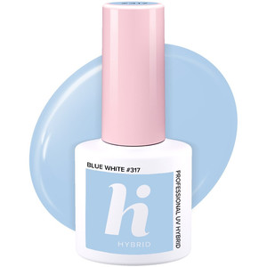 Hi Hybrid Nail Polish Unicorn No.317 Blue White 5ml