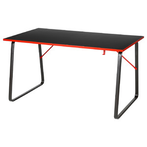 HUVUDSPELARE Gaming desk, black, 140x80 cm