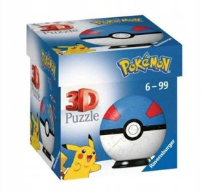 Ravensburger 3D Puzzle Ball Pokemon Blue 54pcs 6+