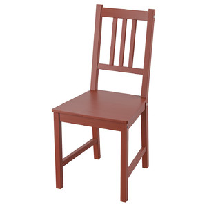 PINNTORP Chair, red stained