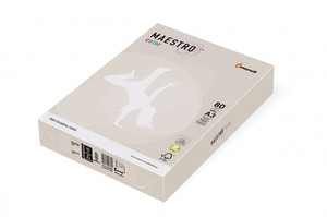 Maestro Colour Paper for Laser, Inkjet Printers & Copiers A4 80g 500 Sheets, grey