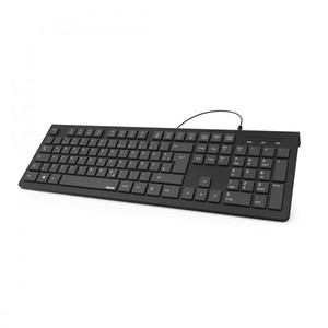 Hama Basic Wired Keyboard KC-200, black