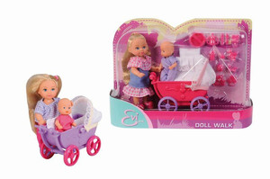 Evi Love Doll 12cm Walk, 1 set, assorted models, 3+