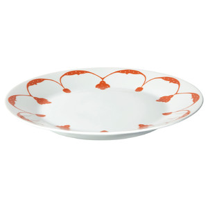 GOKVÄLLÅ Plate, orange, 27 cm