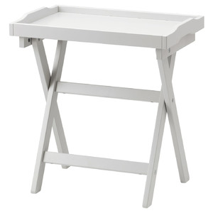 MARYD Tray table, grey, 58x38 cm