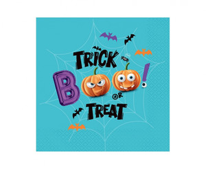 Halloween Paper Napkins Boo 33x33cm 20pcs