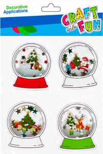 Craft Christmas Self-Adhesive Decoration Set Ball