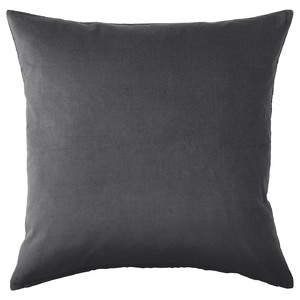 SANELA Cushion Cover, dark grey, 50x50 cm