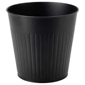 CITRONMELISS Plant pot, in/outdoor/anthracite, 24 cm